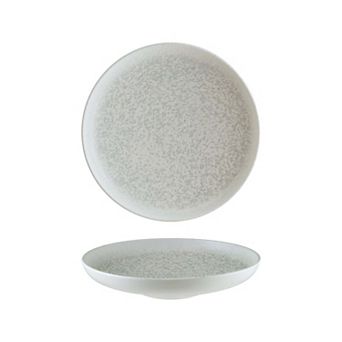 Luna dia.10.75" h:2.25" Round White Porcelain Deep Plate