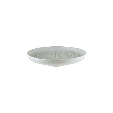 Luna dia.10.75" h:2.25" Round White Porcelain Deep Plate