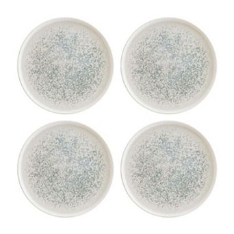 Luna Ocean dia.6.25" Round Decorated Porcelain Plate (Set of 4)