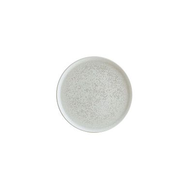 Luna dia.8.75" Round White Porcelain Plate (Set of 4)