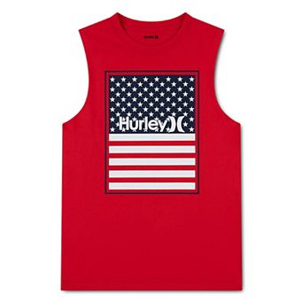 Boys 8-20 Hurley Graphic Muscle Tank Top