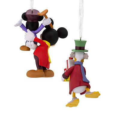 Hallmark Disney's Mickey's Christmas Carol Set of 2 Ornaments