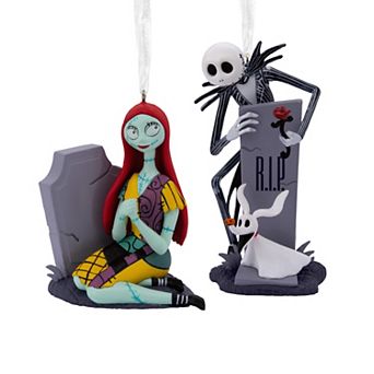 Hallmark Disney’s The Nightmare Before Christmas Jack & Sally Ornament Set