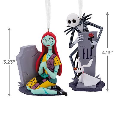 Hallmark Disney’s The Nightmare Before Christmas Jack & Sally Ornament Set