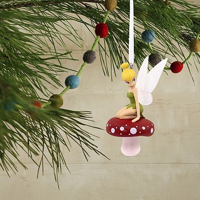 Hallmark Disney's Tinker Bell on Mushroom Ornament