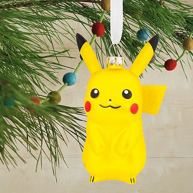 Hallmark Pokémon Pikachu Blown Glass Christmas Ornament