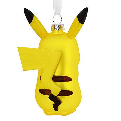 Hallmark Pokémon Pikachu Blown Glass Christmas Ornament