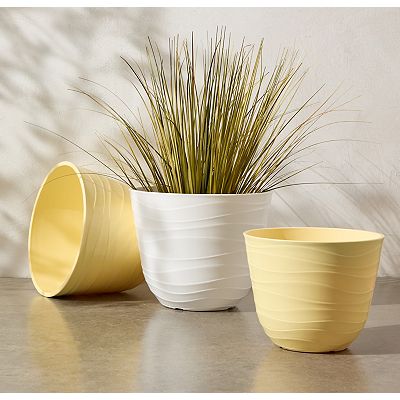 hanging planter white Triflora Hanging Planter White/Black