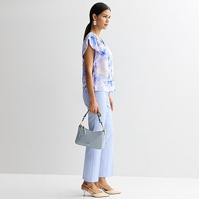 Women's Nine West Short Sleeve Textured Top