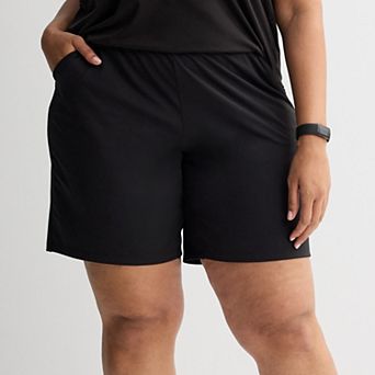 Plus Size Tek Gear® Essential Soft Relaxed Bermuda Shorts