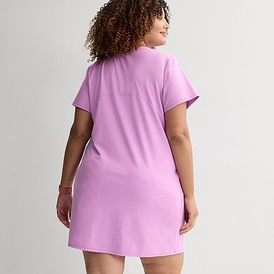 Plus Size Tek Gear® Essential Soft T-Shirt Dress