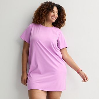 Plus Size Tek Gear® Essential Soft T-Shirt Dress