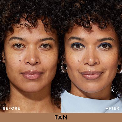 Balance and Brighten Color Correcting Baked Powder Foundation + Kabuki Brush