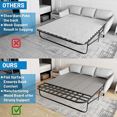 Continental Sleep, Heavy Duty Sleeper Sofa Support Board, 48" x 35.5" Wood Base to Fix Sagging Seats