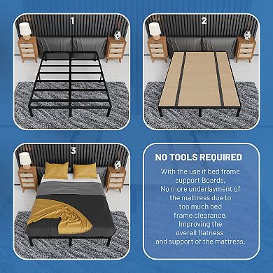 Continental Sleep, Folding Bunkie Board-Low Profile Mattress Support Platform for Daybeds, Bunk Beds