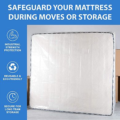 Continental Sleep, Mattress Bag for Moving & Storage, Heavy-Duty Mattress-Protector Cover
