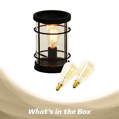 G128 Black Electric Wax Melt Warmer for Scented Wax, Candle Burner