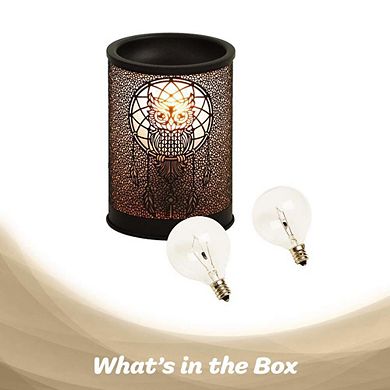 G128 Owl Electric Scented Melter, Wax Melt Warmer for Scented Wax, Candle Burner