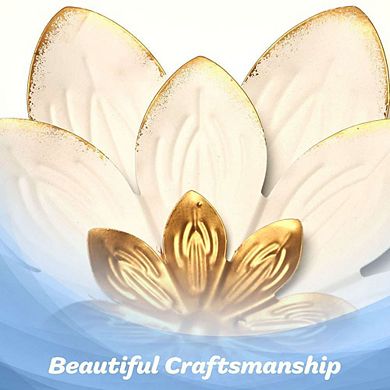 G128 9 IN Flower Metal Wall Floral Art Decor