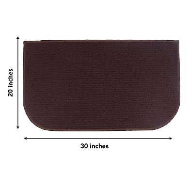 Sloppy Chef D-Shape Accent Rug 18x30