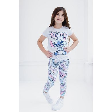 Disney Lilo & Stitch Little Girls T-Shirt & Leggings Set
