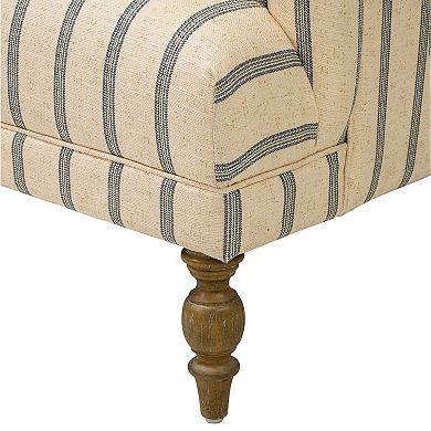 Martha Stewart Amanda Striped Accent Arm Chair