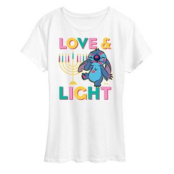 Women's Disney's Lilo & Stitch Love & Light Graphic Tee