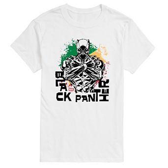 Men's Black Panther Wakanda Colors Graphic Tee
