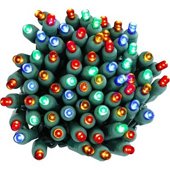 Sunnydaze 22 ft 70 ct Indoor/Outdoor Holiday Wide Angle LED Lights