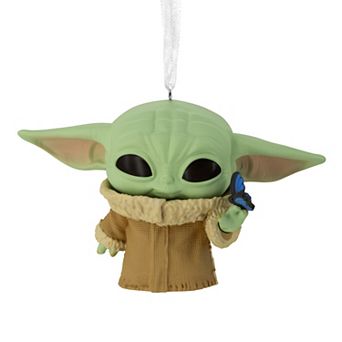 Star Wars: The Mandalorian Grogu With Butterfly Funko POP! Hallmark Christmas Ornament