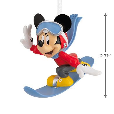 Disney's Mickey Mouse Snowboarding Hallmark Christmas Ornament