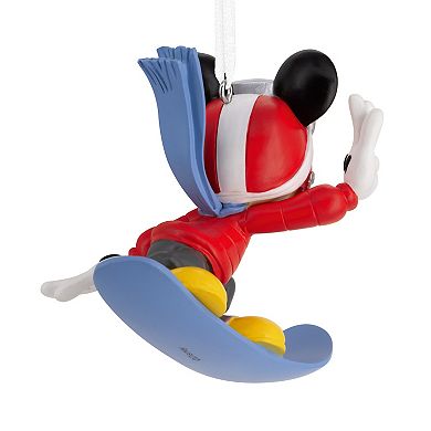 Disney's Mickey Mouse Snowboarding Hallmark Christmas Ornament