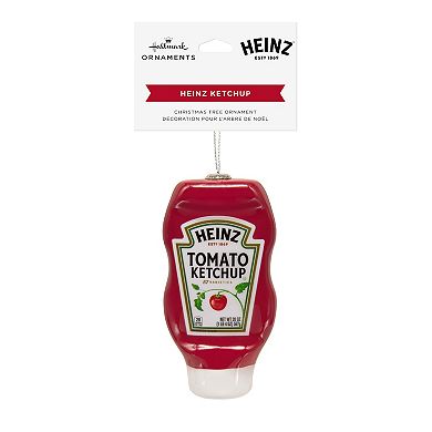 Heinz Ketchup Bottle Shatterproof Hallmark Christmas Ornament