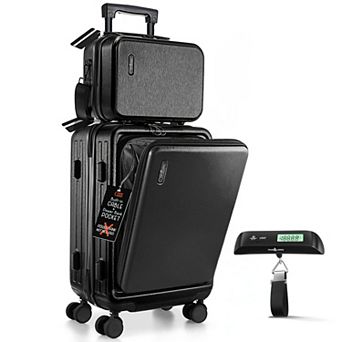 TravelArim 20 Inch Carry On Luggage with Luggage Scale