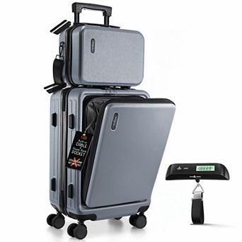 TravelArim 20 Inch Carry On Luggage with Luggage Scale