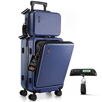 TravelArim 20 Inch Carry On Luggage with Luggage Scale