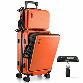 TravelArim 20 Inch Carry On Luggage with Luggage Scale