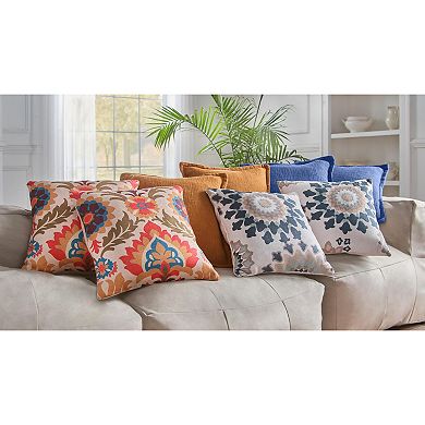 BrylaneHome Printed Fall Pillows, Set Of 2