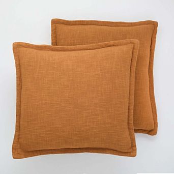 BrylaneHome Printed Fall Pillows, Set Of 2