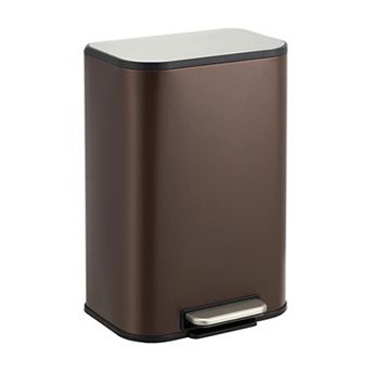 Fancihabor 5.3 Gallon Stainless Steel Step-On Trash Can with Lid and Removable Inner Bucket