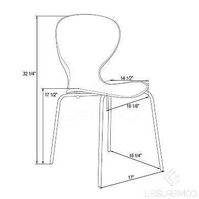 Modern Oyster Transparent Dining Chair Stainless Steel White Base