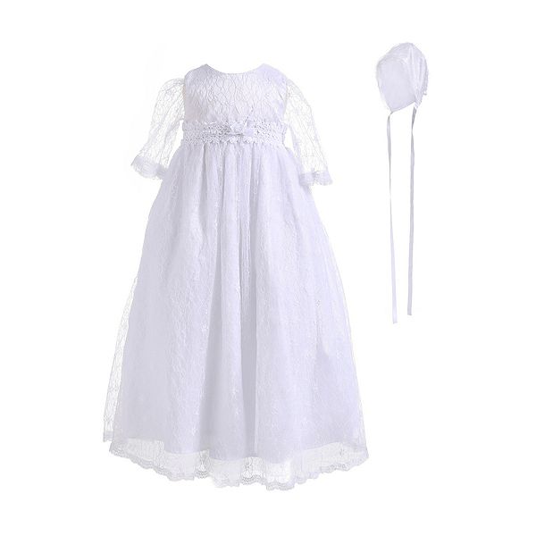 Baptism Dress White Dresses At Burlington Baby Girls Heirloom White Lace  Baptism Dress Christening Gown With