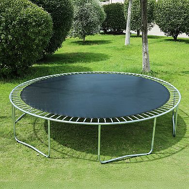 Aoodor Trampoline Replacement Mat Fits 8/10/12/14/15 FT Round Frame with V-Rings