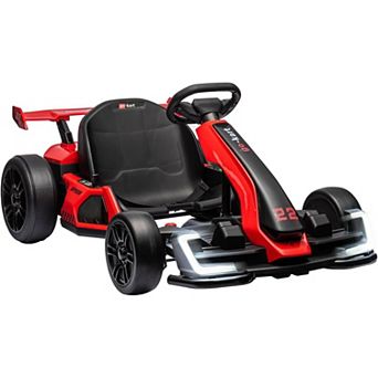 24V McLaren Licensed Kids Electric Go Kart, Drift Racing Go-Kart w/Drift Race Pedal, 2 Speeds, 400W