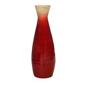 Classic Bamboo Floor Vase Handmade