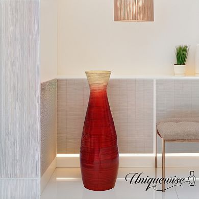 Classic Bamboo Floor Vase Handmade