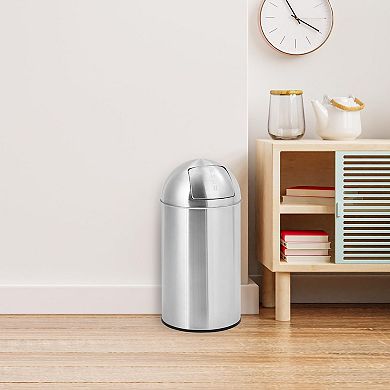 Fancihabor Heavy-Duty Commercial Trash Can with Anti-Fingerprint Cover