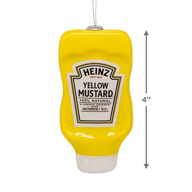 Heinz Mustard Bottle Shatterproof Hallmark Christmas Ornament