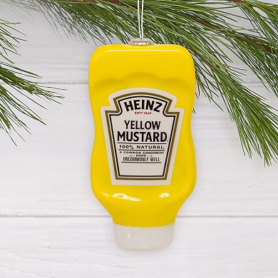 Heinz Mustard Bottle Shatterproof Hallmark Christmas Ornament