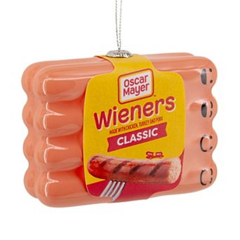 Oscar Mayer Classic Wieners Shatterproof Hallmark Christmas Ornament